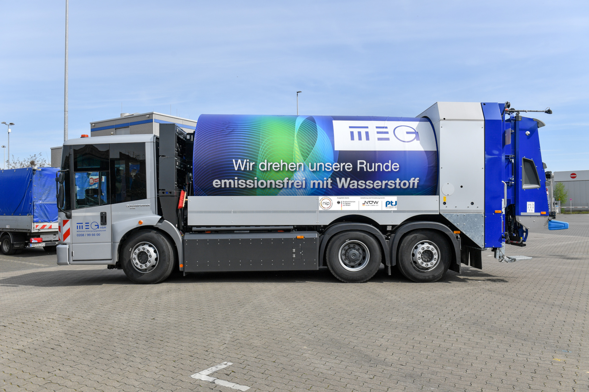 Foto: Wasserstofffahrzeug der MEG